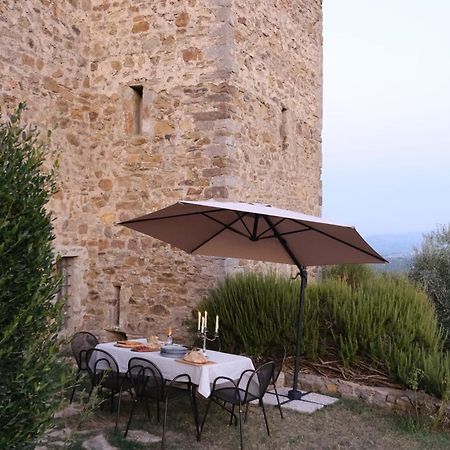 Medieval Tower In Umbria With Swimming Pool Montelagello Luaran gambar