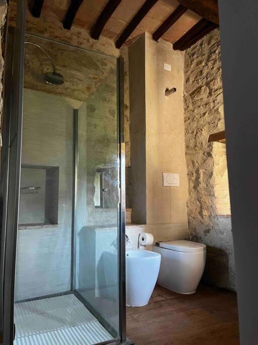 Medieval Tower In Umbria With Swimming Pool Montelagello Luaran gambar