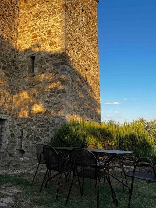 Medieval Tower In Umbria With Swimming Pool Montelagello Luaran gambar