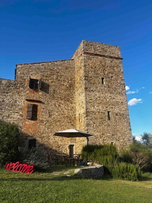 Medieval Tower In Umbria With Swimming Pool Montelagello Luaran gambar